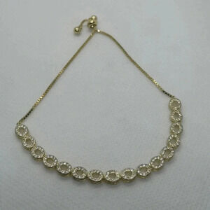 Sterling adjusted tennis  bracelet